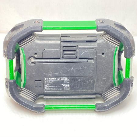  HiKOKI ハイコーキ バッテリー式ラジオACアダプター付 14.4v/18v UR18DSDL グリーン