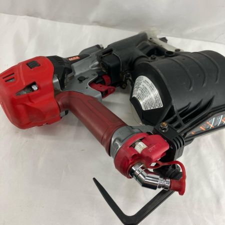 MAX マックス 工具 高圧 45~90mm エアツール エア釘打ち  HN-90N4(D) レッド