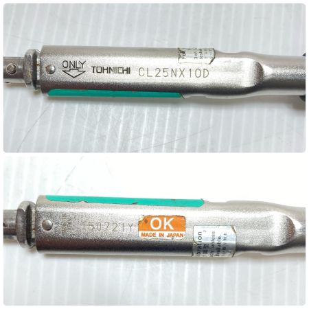 TOHNICHI トルクレンチ 程度B QH10D付 5~25nM 150721Y CL25NX10D