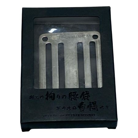  KNICKS チタンベルトループ磨きタイプ 使用感有 TIT-15