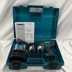MAKITA マキタ 締め付け工具 ドライバドリル  充電器・充電池2個・ケース付 DF033D ブルー Bランク