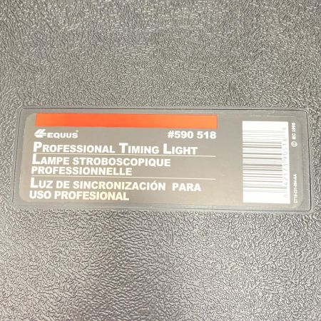  PROFESSIONAL タイミングライト ケース付 動作未確認 #590518 ブラック×レッド