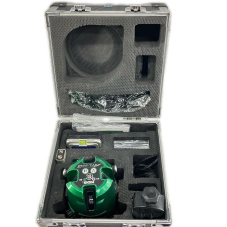 KDS レーザー墨出し器　受光器、ACアダプター、ケース付 3G01315 グリーンレーザー、クロスライン ATL-55G グリーン