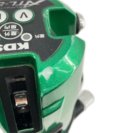 KDS レーザー墨出し器　受光器、ACアダプター、ケース付 3G01315 グリーンレーザー、クロスライン ATL-55G グリーン