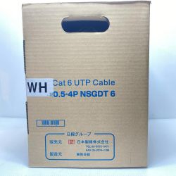 ΘΘ 富士電線工業 0.5-4P NSGDT6 Cat6 UTP Cable ホワイト Sランク