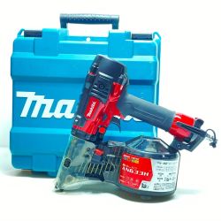 ΘΘ MAKITA マキタ エア釘打ち ケース付 高圧 65mm AN633H レッド Bランク