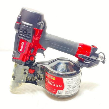  MAKITA マキタ エア釘打ち ケース付 高圧 65mm AN633H レッド