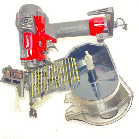  MAKITA マキタ エア釘打ち ケース付 高圧 65mm AN633H レッド