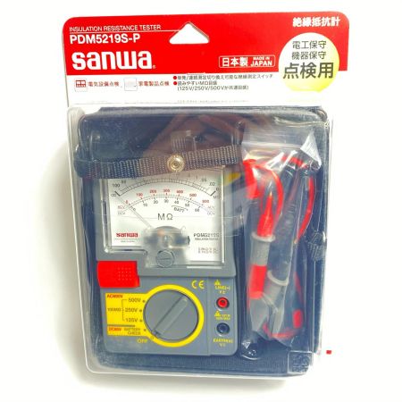  SANWA 絶縁抵抗計 未使用品(S) PDM5219S-P