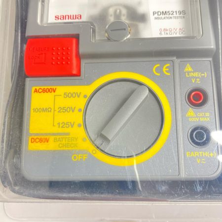  SANWA 絶縁抵抗計 未使用品(S) PDM5219S-P
