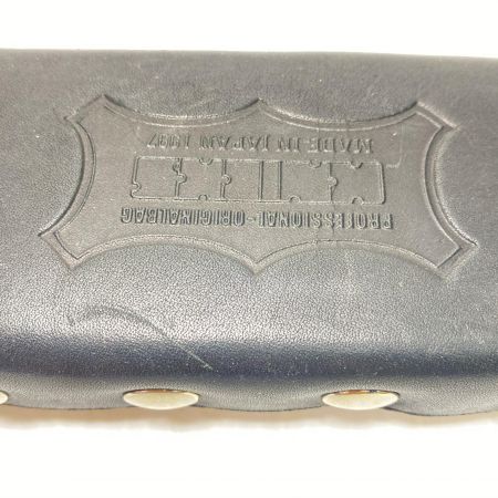  KNICKS 工具差し ベルトループ・ロング金具付 総ヌメ革鳶レベルホルダー ブラック