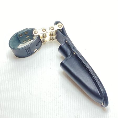  KNICKS 工具差し ベルトループ・3連金具付 電工ナイフ・カッターホルダー ブラック