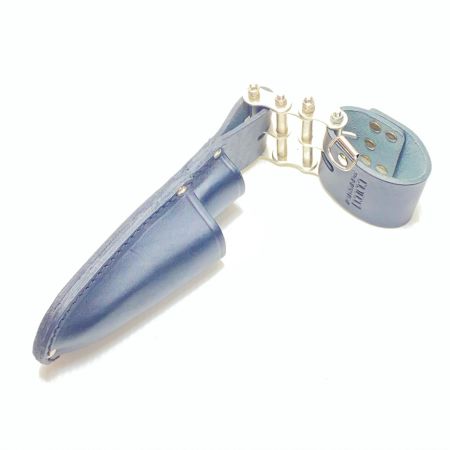  KNICKS 工具差し ベルトループ・3連金具付 電工ナイフ・カッターホルダー ブラック