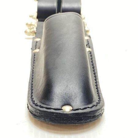  KNICKS 工具差し ベルトループ・3連金具付 電工ナイフ・カッターホルダー ブラック