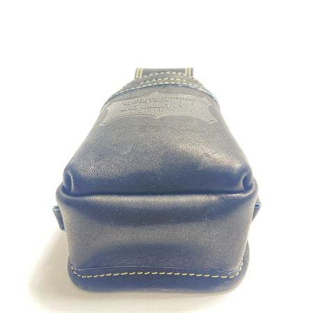  KNICKS 腰袋 ベルトループ・3連金具付 グローブ革 小物腰袋 VAストリッパーフォルダー ブラック