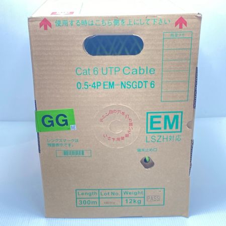  富士電線工業 0.5-4P EM-NSGDT6 Cat6 UTP Cable