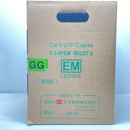  富士電線工業 0.5-4P EM-NSGDT6 Cat6 UTP Cable