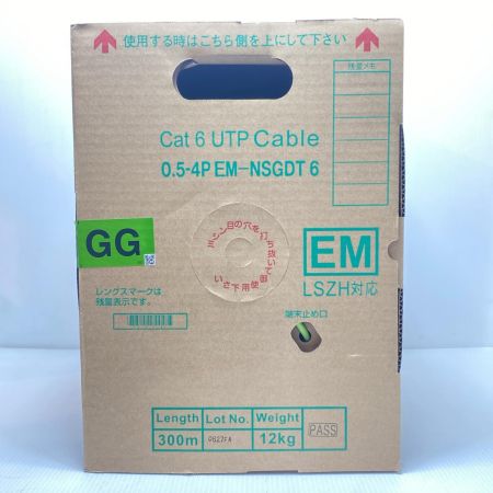  富士電線工業 0.5-4P EM-NSGDT6 Cat6 UTP Cable