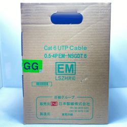 ΘΘ 富士電線工業 0.5-4P EM-NSGDT6 Cat6 UTP Cable Sランク