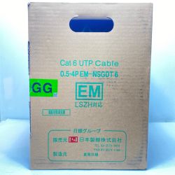 ΘΘ 富士電線工業 0.5-4P EM-NSGDT6 Cat6 UTP Cable Sランク