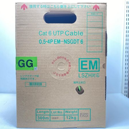  富士電線工業 0.5-4P EM-NSGDT6 Cat6 UTP Cable
