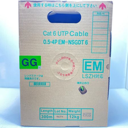  富士電線工業 0.5-4P EM-NSGDT6 Cat6 UTP Cable