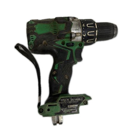  HITACHI 日立 ドライバドリル 本体のみ DS14DBL2 グリーン