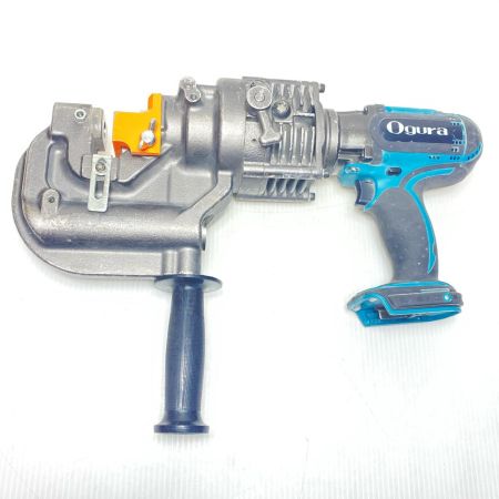  Ogura パンチャー 充電器・充電池1個・ケース付 コードレス式 18v 充電38回 FX1837 使用感有 N209WDS ブルー