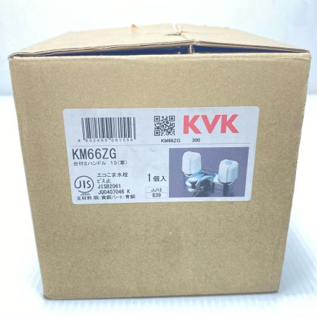  KVK 洗面用2ハンドル混合栓 未使用品(S) KM66ZG