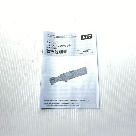  KTC ケーティーシー ラチェットレンチ 充電ケーブル・取説・外箱 コードレス式 JTRE330