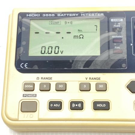  HIOKI バッテリーハイテスター ケーブル2本付 3555