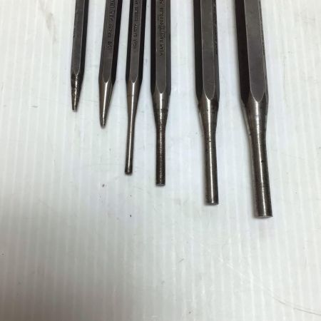  MAC TOOLS マック ピンポンチ 6本セット・ケース付き PP60KSS レッド