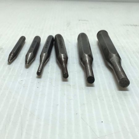  MAC TOOLS マック ピンポンチ 6本セット・ケース付き PP60KSS レッド