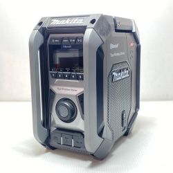 ΘΘ MAKITA マキタ バッテリー式ラジオ アダプター付 コードレス式 40v MR005G ブラック Bランク