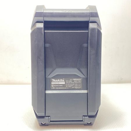  MAKITA マキタ バッテリー式ラジオ アダプター付 コードレス式 40v MR005G ブラック