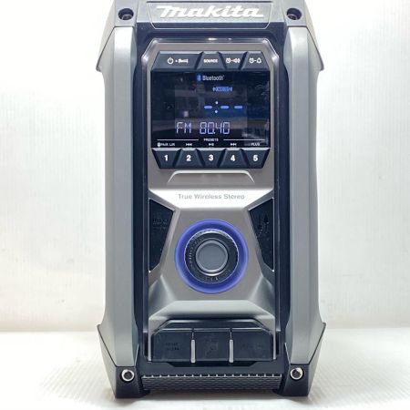  MAKITA マキタ バッテリー式ラジオ アダプター付 コードレス式 40v MR005G ブラック