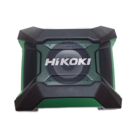  HiKOKI ハイコーキ バッテリー式ラジオ  取説付 コードレス式 18v JN50365 UR18DA グリーン