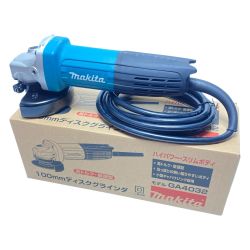 ΘΘ MAKITA マキタ ディスクグラインダー 未使用品(S) 本体のみ コード式 100mm 24337K GA4032 ブルー Sランク