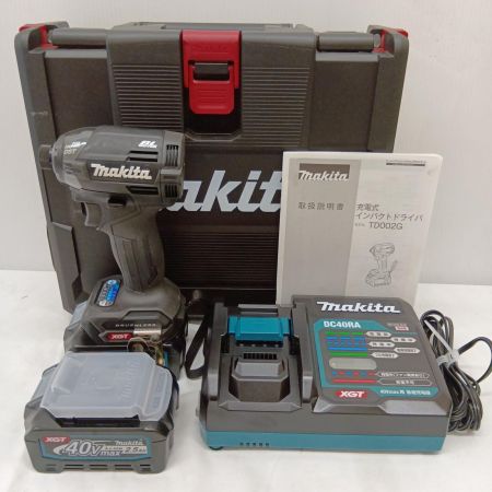 MAKITA マキタ 40V 充電式インパクトドライバ TD002GRDXB ブラック