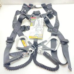 ΘΘ TAJIMA タジマ フルハーネス型安全帯 未使用品(S) 蛇腹ダブルランヤード付 Mサイズ A1GSMJR-WL8BK Sランク