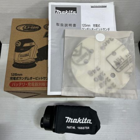  MAKITA マキタ ランダムオービットサンダー ダストバッグ付  BO140D ブルー