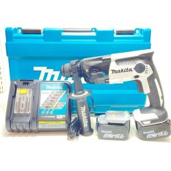ΘΘ MAKITA マキタ ハンマドリル 充電器・充電池2個・ケース付 コードレス式 14.4v HR164D ホワイト Bランク