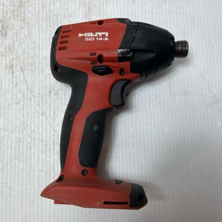 Hilti ヒルティ インパクトドライバ  充電器・充電池2個・ケース付 SID14-A レッド