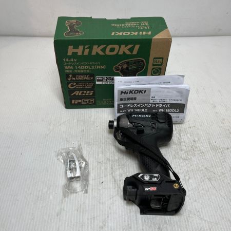  HiKOKI ハイコーキ  インパクトドライバ  WH14DDL2 ブラック