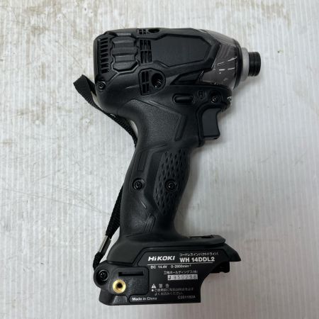  HiKOKI ハイコーキ  インパクトドライバ  WH14DDL2 ブラック