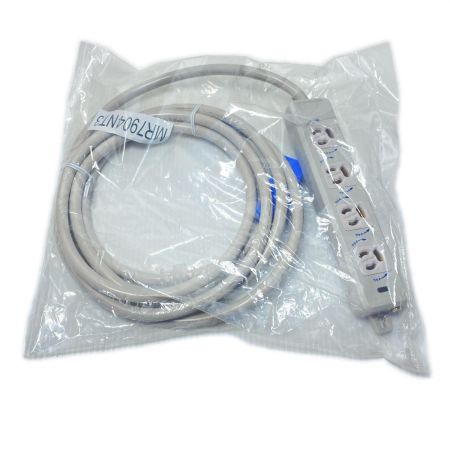  明工社 横形OA用抜け止め接地タップ 未使用品(S) MJ2495ジョイントボックス5個付 2口3ｍ 7個セット MR7902NT3