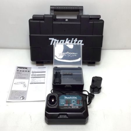  MAKITA マキタ ペンインパクトドライバ 充電器・充電池2個・ケース付 コードレス式 36843Y TD023DHXAR オーセンティックレッド