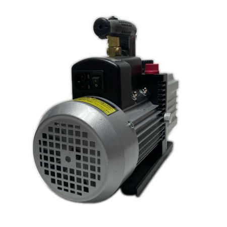  Asada 真空ポンプ ケース付 コード式 通電のみ確認済み 4CFM ECO シルバー