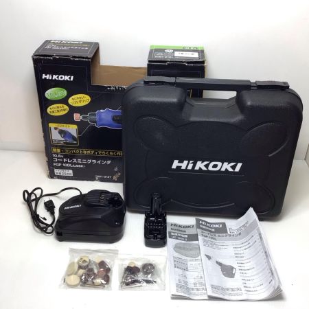  HiKOKI ハイコーキ ミニグラインダー 未使用品(S) 先端工具・充電器・充電池・ケース付 コードレス式 10.8v J640013 FGP10DL