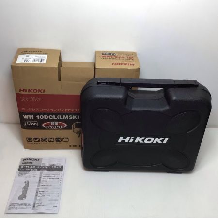 HiKOKI ハイコーキ インパクトドライバ 未使用品(S) ビット・充電器・充電池・ケース付 コードレス式 WH10DCL ショッキングピンク×ブラック